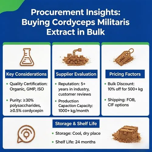 Procurement Insights Buying Cordyceps Militaris Extract in Bulk Procurement Insights Buying Cordyceps Militaris Extract in Bulk
