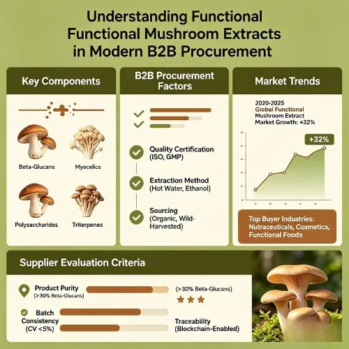 Understanding Functional Mushroom Extracts in Modern B2B Procurement