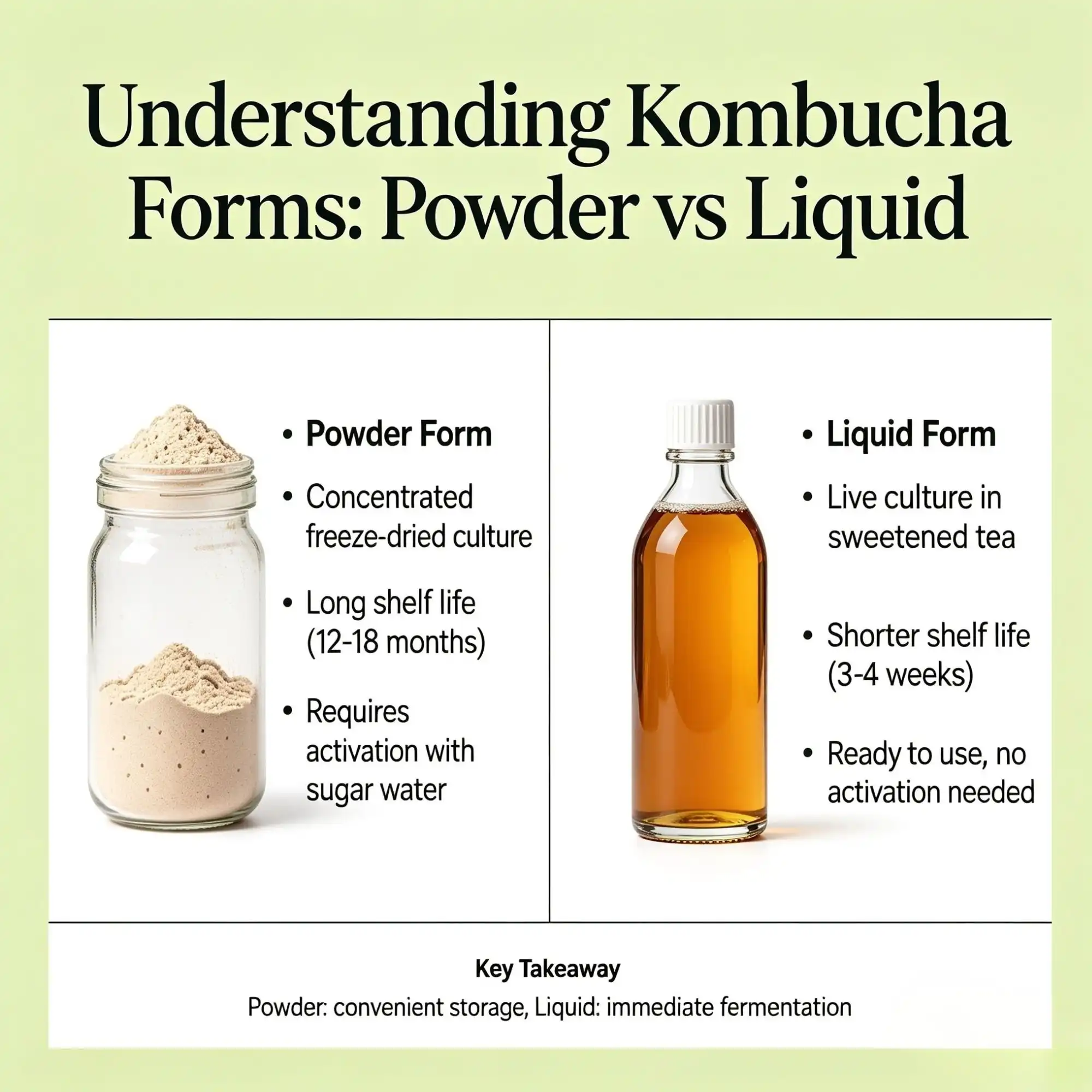 kombucha powder understanding