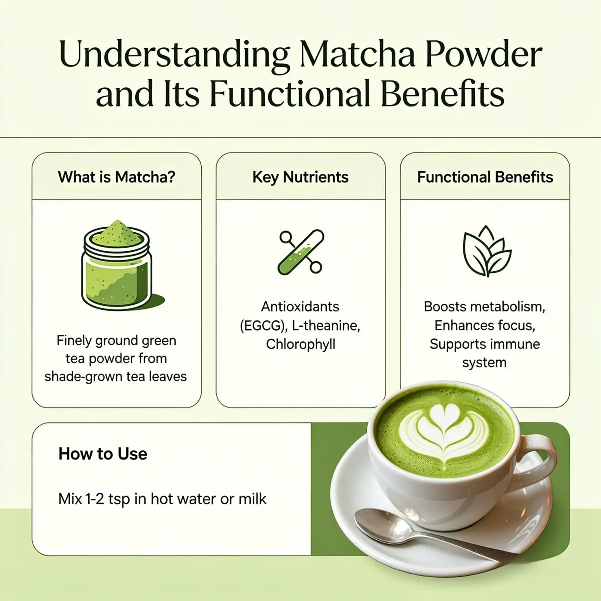 understanding of matcha powder