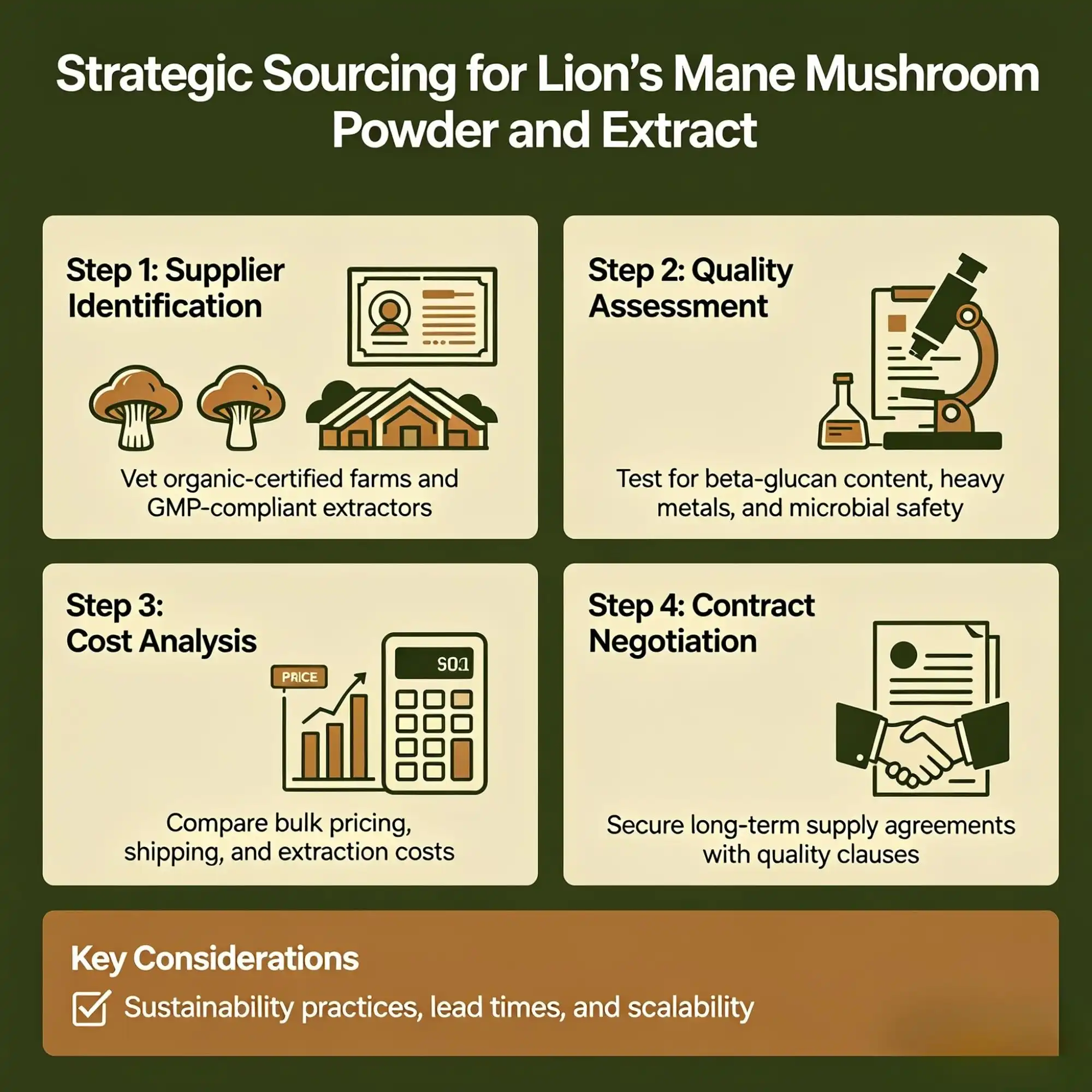 Strategic Sourcing for Lion's Mane Mushroom Powder and Extract Strategic Sourcing for Lion's Mane Mushroom Powder and Extract