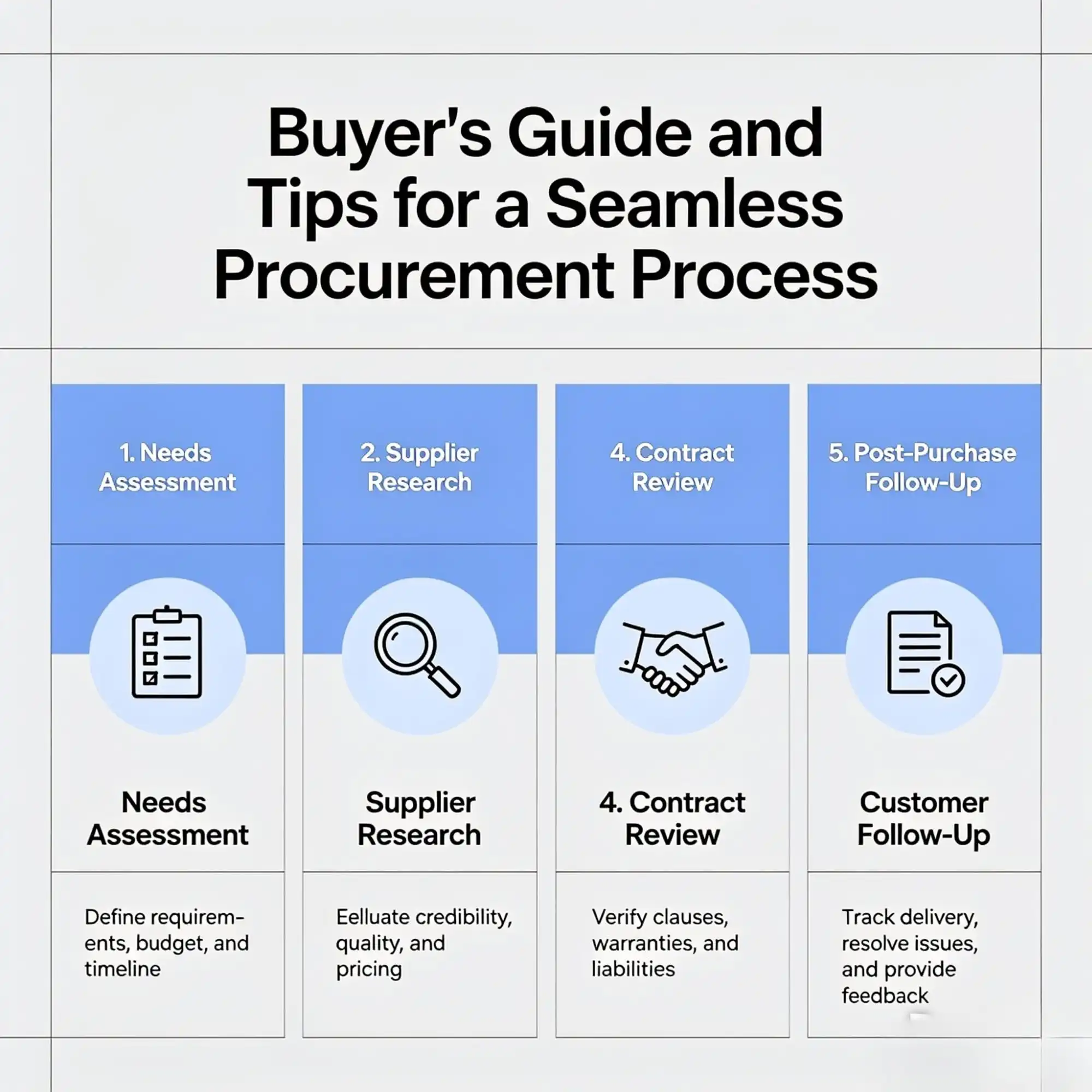 Buyer's Guide and Tips for a Seamless Procurement Process Buyer's Guide and Tips for a Seamless Procurement Process