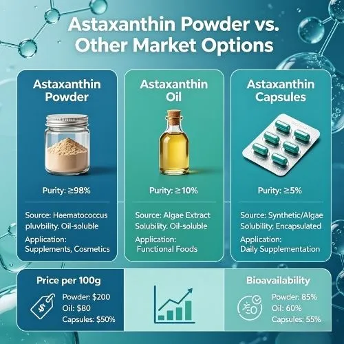 comparing astaxanthin powder to other similar products on the market for you.