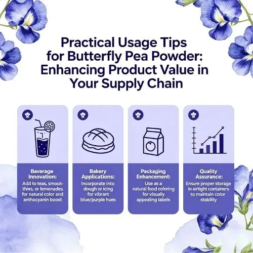 Practical Usage Tips for Butterfly Pea Powder Enhancing Product Value in Your Supply Chain