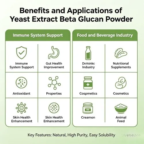 Benefits and Applications of Yeast Extract Beta Glucan Powder