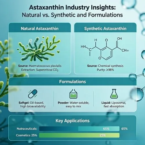 Astaxanthin Industry Insights  Natural vs. Synthetic and Formulations