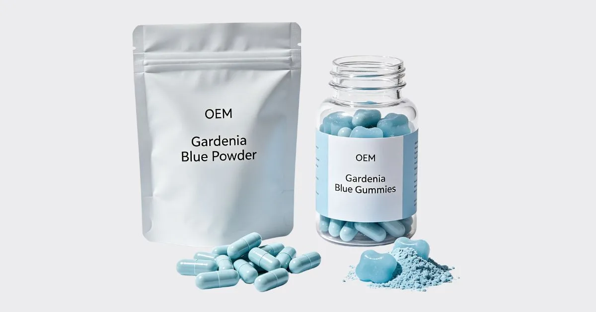 gardenia blue powder oem