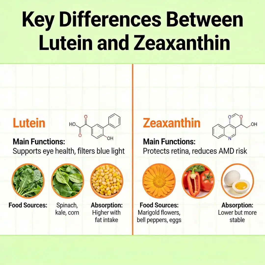 Key Differences Between Lutein and Zeaxanthin (1)