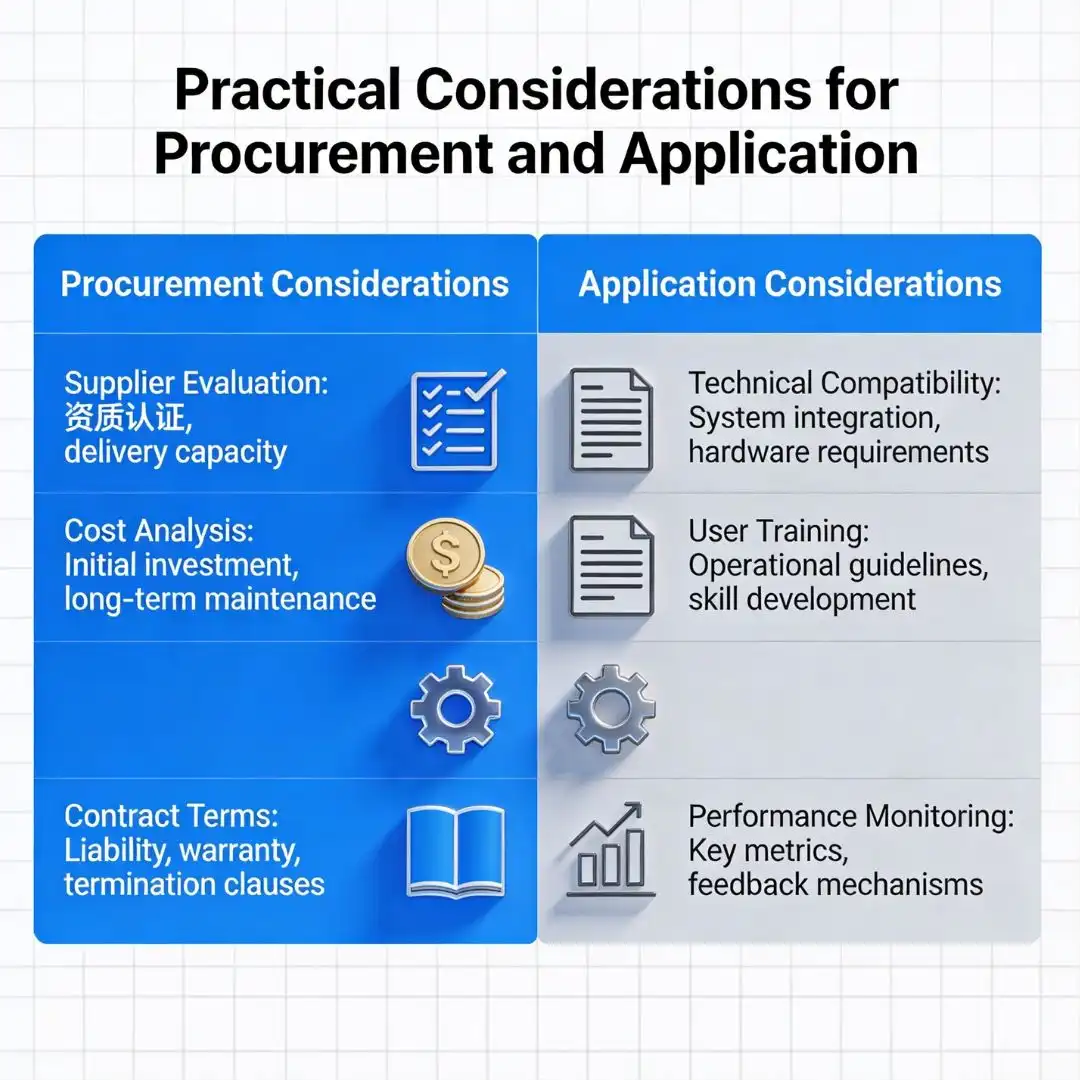 Practical Considerations for Procurement and Application