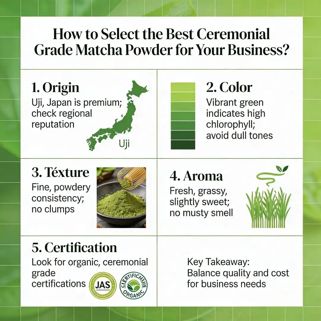 How to Select the Best Ceremonial Grade Matcha Powder for Your Business