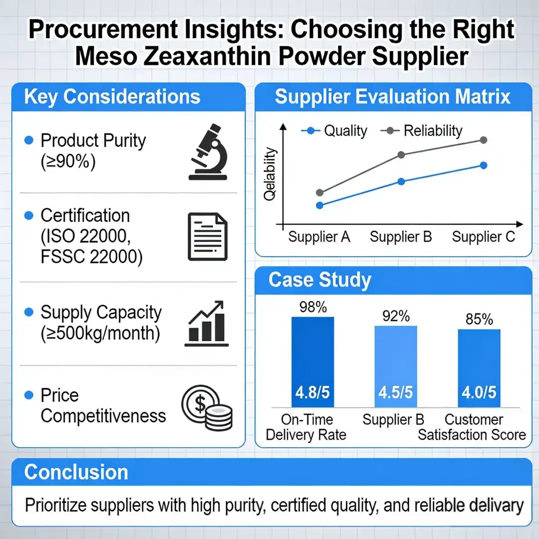 Procurement Insights Choosing the Right Meso Zeaxanthin Powder Supplier Procurement Insights Choosing the Right Meso Zeaxanthin Powder Supplier