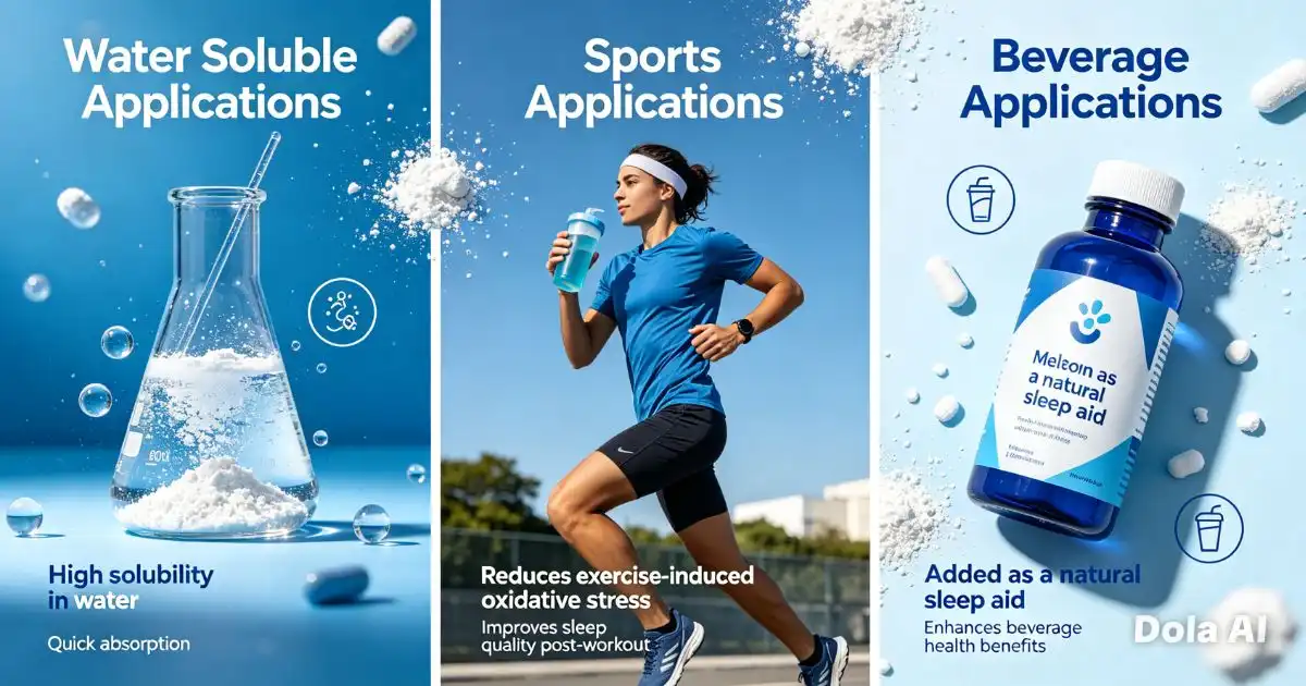Applications of  Melatonin powder