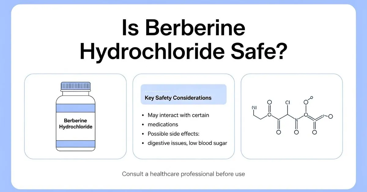 berberine powder hydrochloride safe