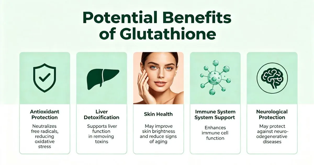 Potential Benefits of Glutathione Potential Benefits of Glutathione