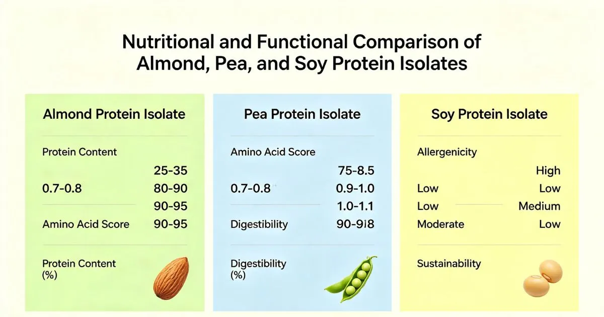 nutritional and functional comparison