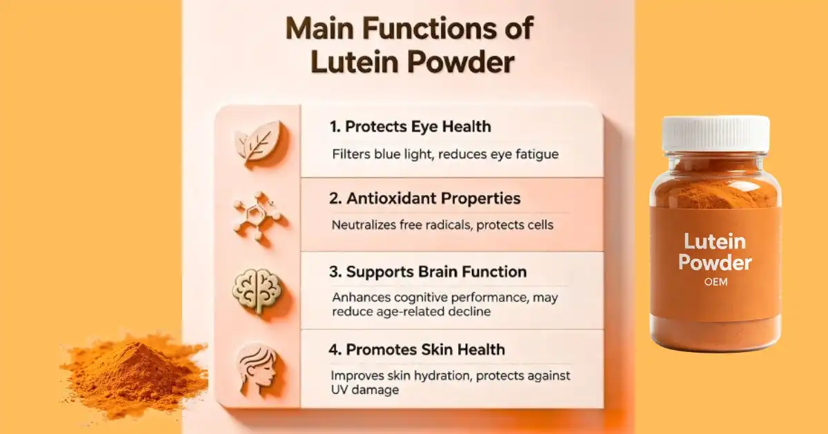 lutein powder main functions lutein powder main functions