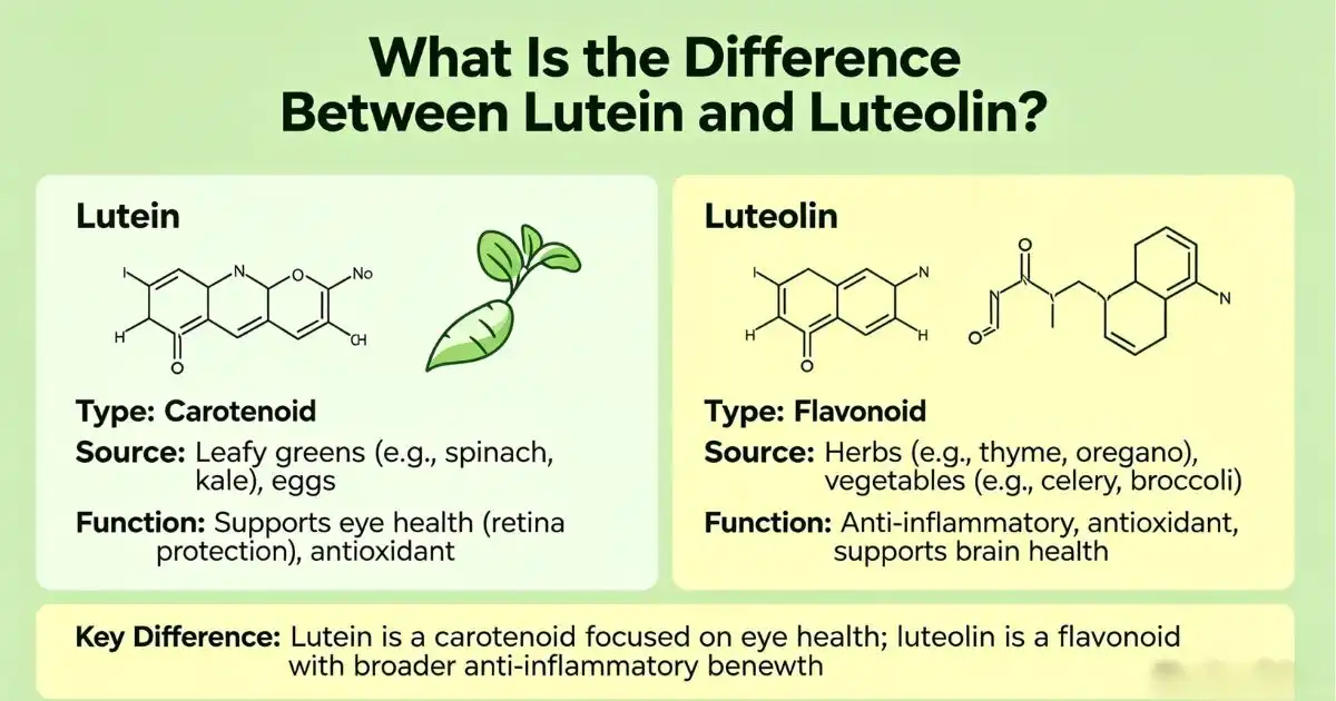 luteolin and lutein