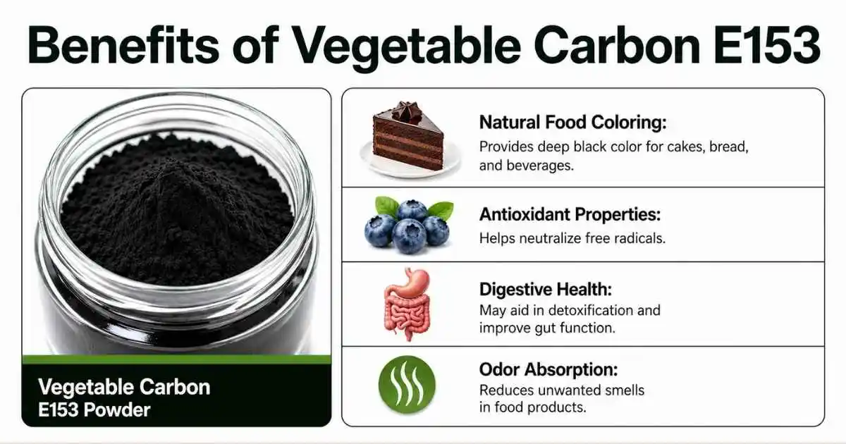 vegetable carbon E153 benefits vegetable carbon E153 benefits