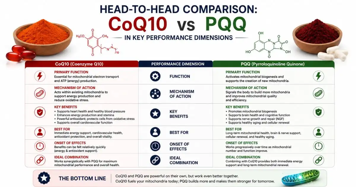 coenzyme q10 comparison