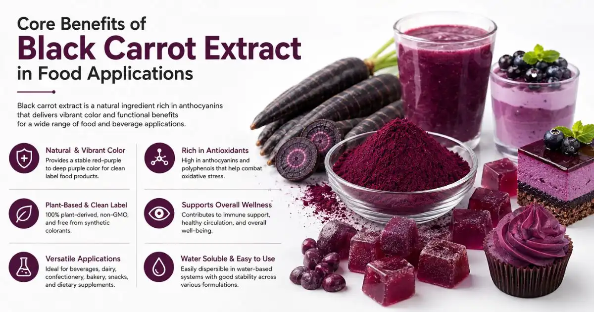 black carrot powder core benefits