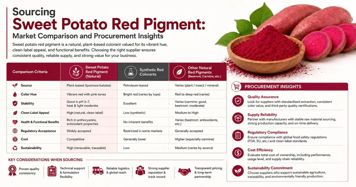 sweet potato red pigment sourcing sweet potato red pigment sourcing