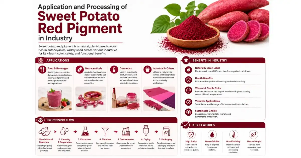 sweet potato red pigment application sweet potato red pigment application