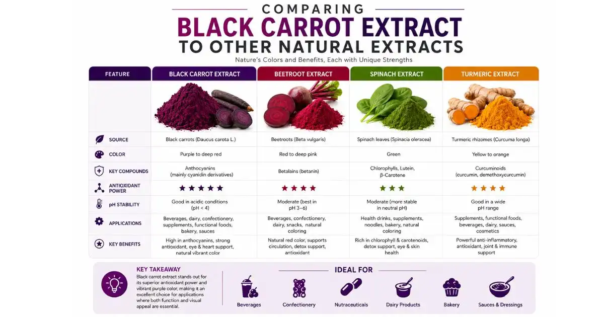black carrot extract comparing black carrot extract comparing
