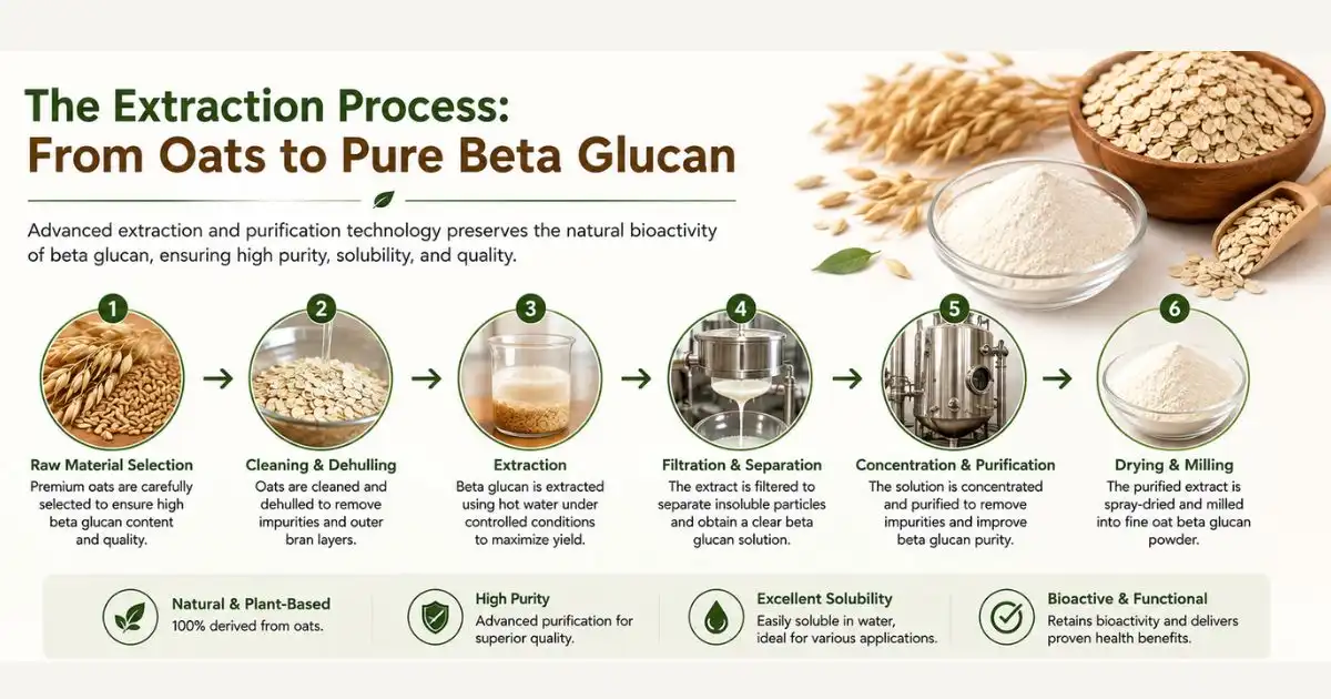 oat beta glucan extraction