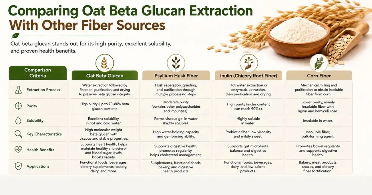 comparing oat beta glucan extraction comparing oat beta glucan extraction