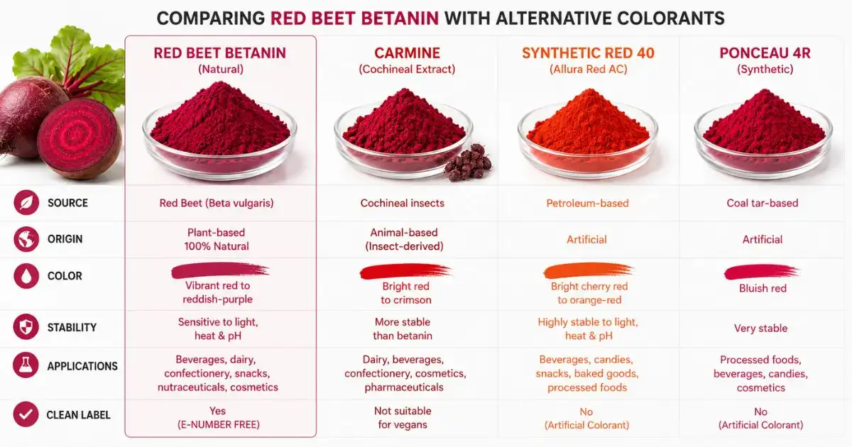 red betanin comparing red betanin comparing