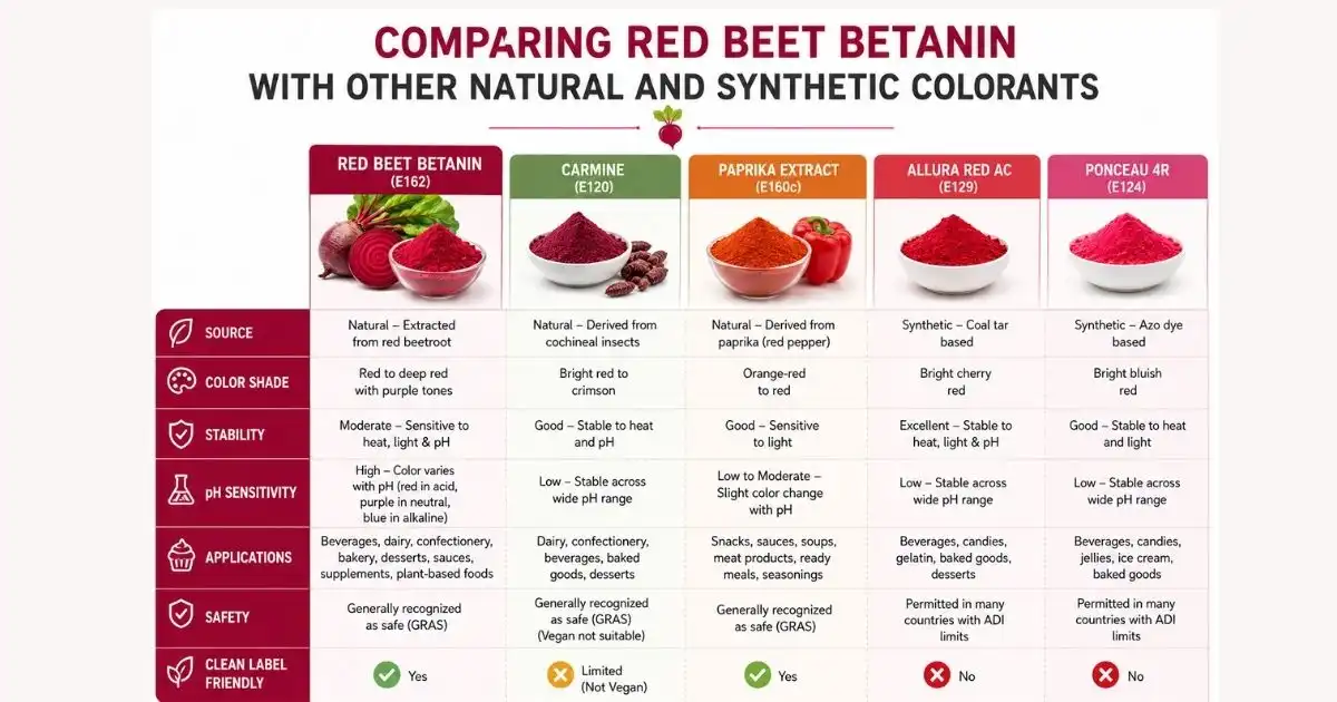 red beet compare