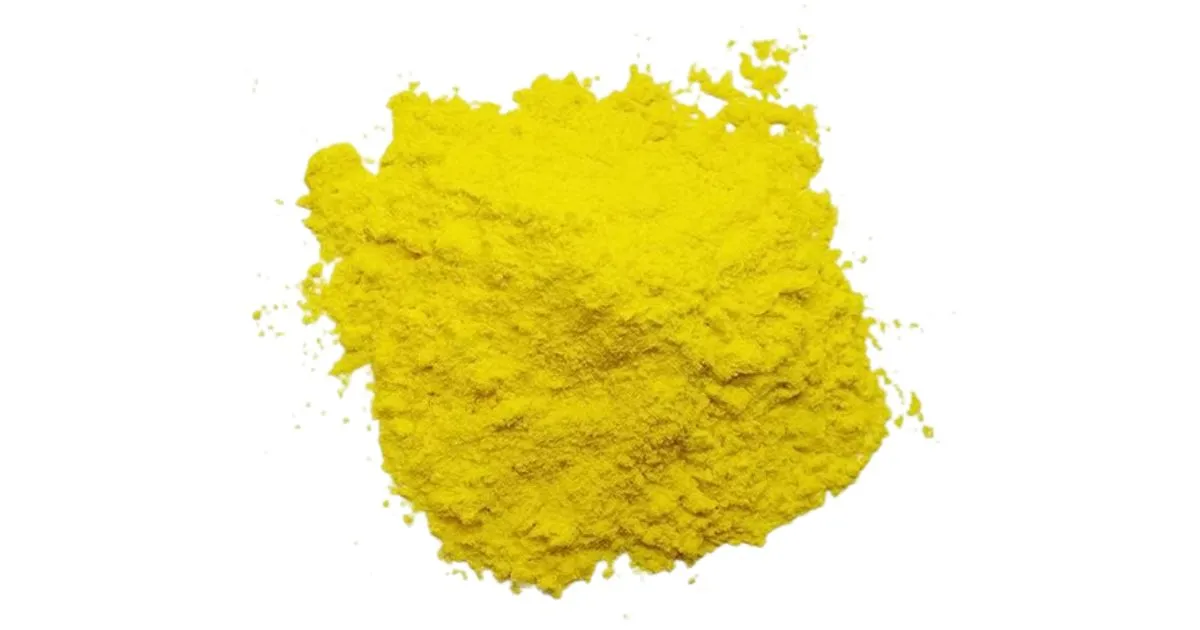 garden yellow powder