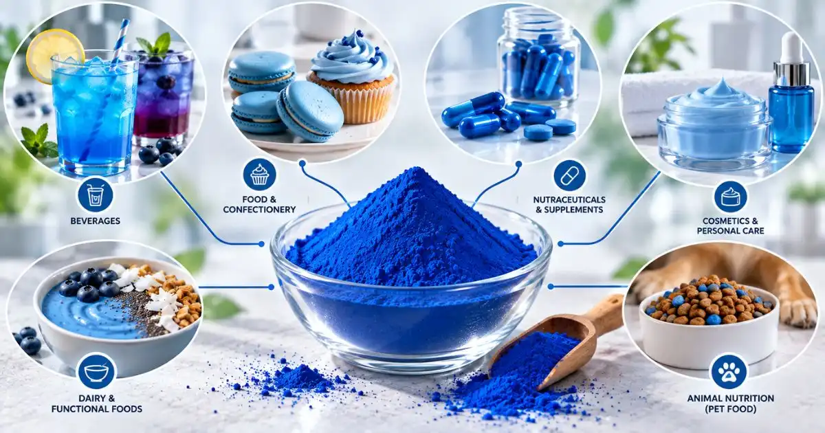 blue spirulina powdwer Application Needs