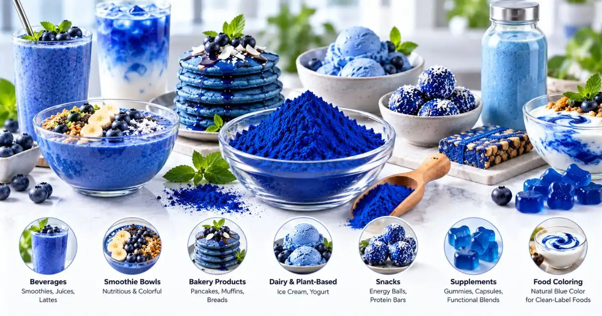 blue spirulinafor baked goods