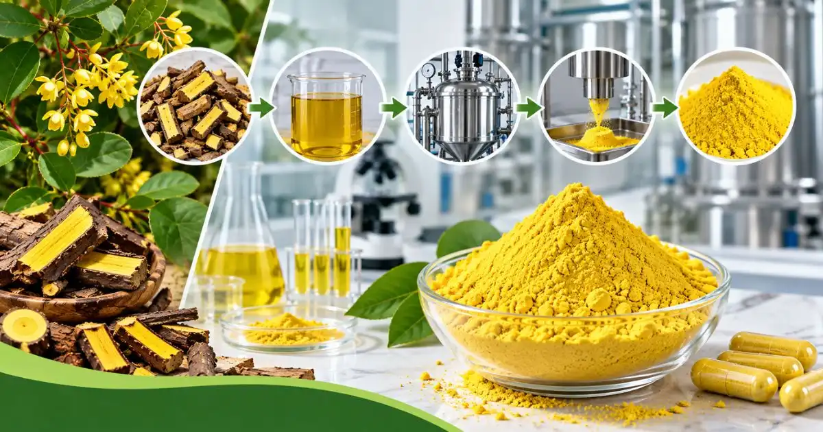 Berberine HCl Manufacturing Process Explained (1)