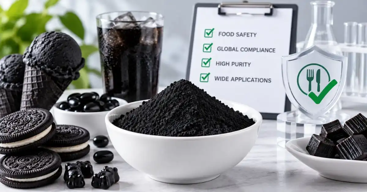 Carbon Black E153 as a Food-Safe Additive