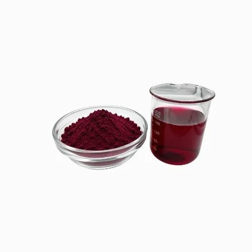 How does pH affect the color stability of black carrot powder